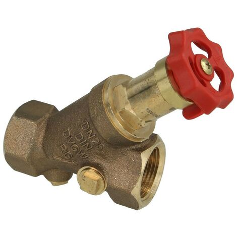 Robinet KFR en laiton rouge DN25 filetage femelle 1’’