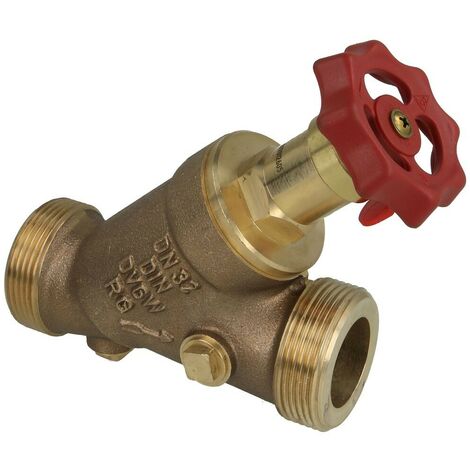 Robinet KFR en laiton rouge DN32 filetage mâle 1 1/2’’
