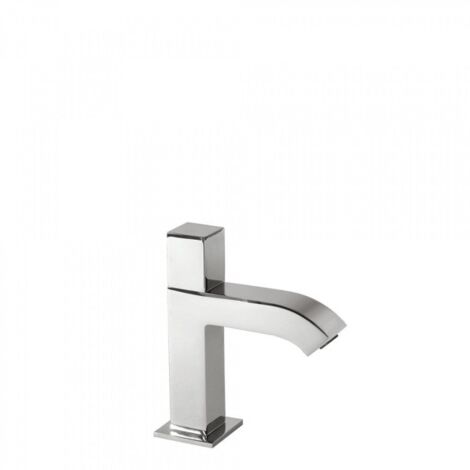 Robinet lavabo 1 seule eau ou prémélangeur Chromé CUADRO-TRES - TRES 107503
