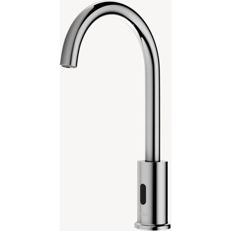 Kroos ® - Robinet lavabo automatique haut , eau froide Chromé - Corbeau
