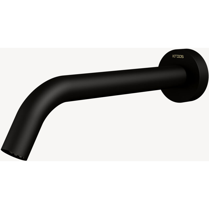 Kroos ® - Robinet lavabo automatique mural, eau froide Noir - Pula