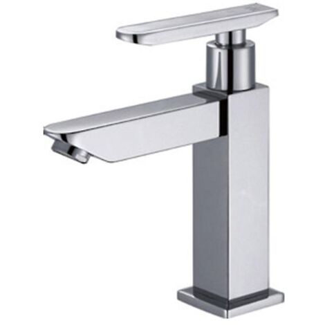 robinet Lavabo Eau Froide Uniquement Robinet Salle De Bains En Mtal Durable Robinetterie Lave Mains Cartouche Cramique Mousseur Dmontable Pratique
