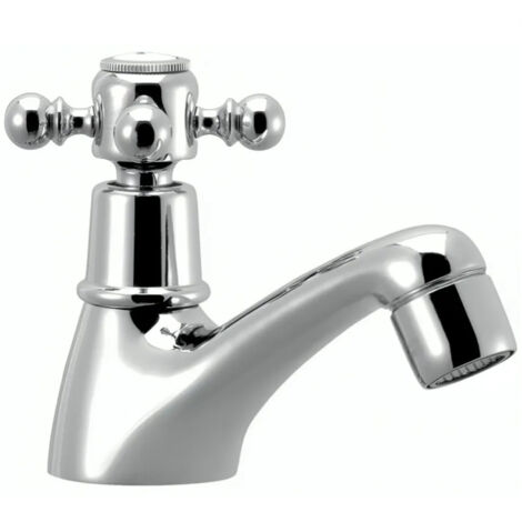 Robinet Lavabo, mélangeur eau chaude rétro chromé TIFFANY, tête céramique