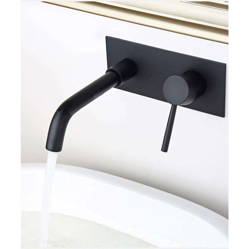 Lookshop - Mitigeur mural Noir