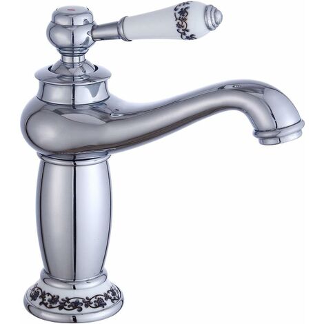 Robinet lavabo robinet bain qualité mitigeur lavabo robinet de bassin Griferia lavabo salle de bain Robinets salle de bains en laiton, argenté