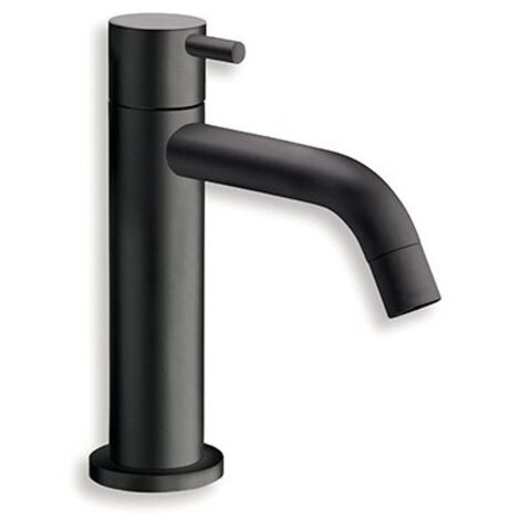 Robinet Lave Mains Eau Froide Chromé Noir - TV24072 CRISTINA ONDYNA