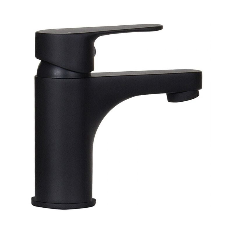 Robinet lave-mains - Mitigeur eau chaude et eau froide tap Noir mat
