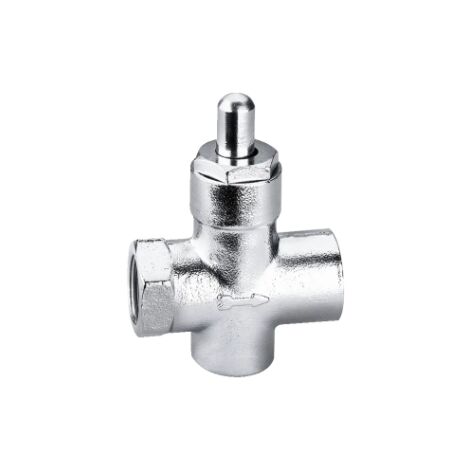 Robinet manomètre gaz, avec bouton d'ouverture 3/8" Caleffi 846003  3/8"