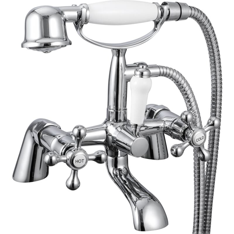 Robinet mélangeur baignoire rétro sur plage victoria