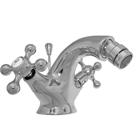 Robinet Mélangeur bidet vintage, retro - chromé