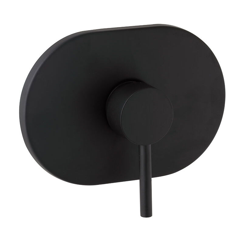 Robinet mélangeur de douche encastré noir