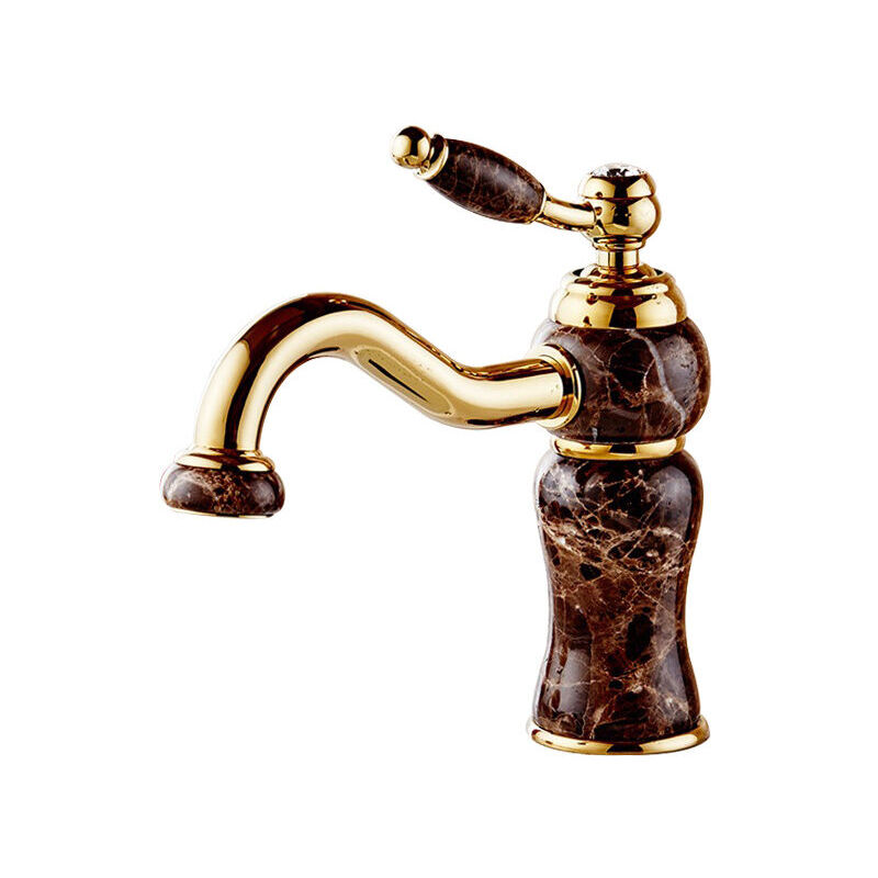 Ikodm - Robinet mélangeur d'évier de cuisine avec poignée en céramique et bec haut,Robinet mélangeur d'évier