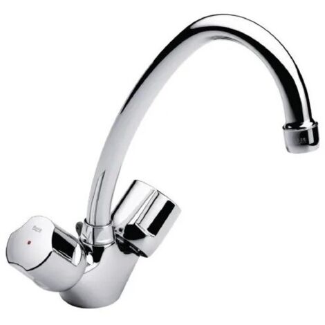 Robinet Mélangeur d'Évier ROCA Niagara Disc Bec Mobile Bi-Commande - A5A8470C00