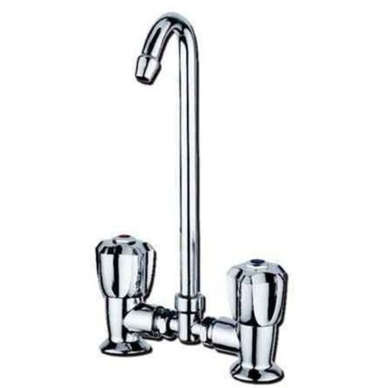 Robinet mélangeur elka chrome pour caravane et camping-car