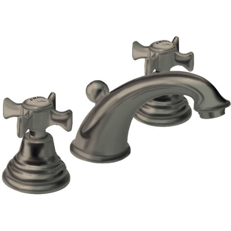 Robinet mélangeur lavabo 3 trous CHAMBORD Métal brossé - Cristina Ondyna CH11377