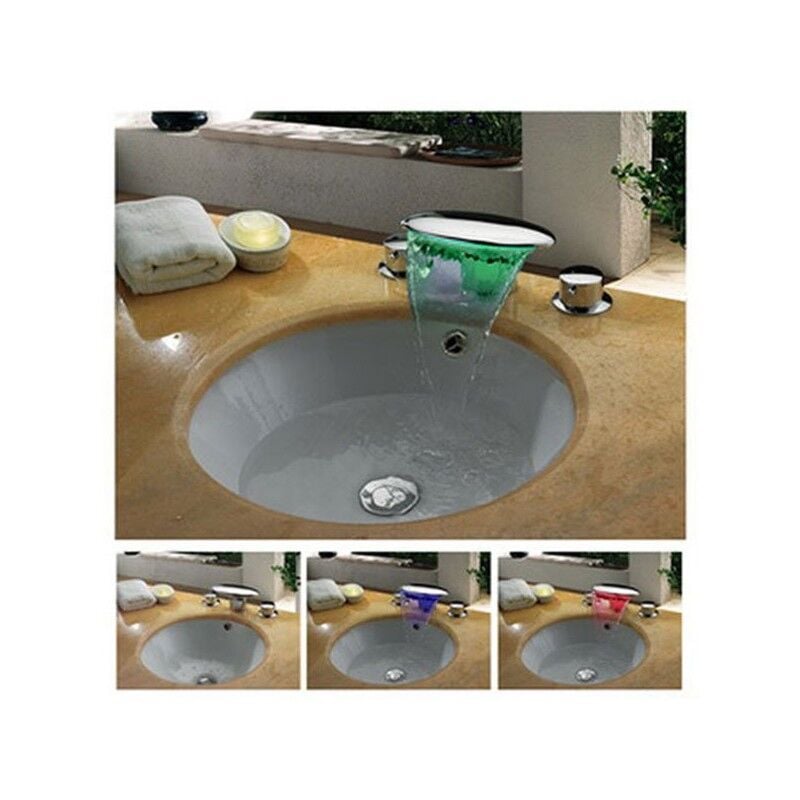 Distribain - Robinet mélangeur led cascade SDLPT09