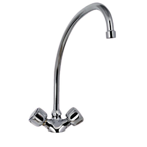 Robinet mélangeur monotrou 1/4 de tour modèle standard - Col haut 18 (Ø) mm - 2 longueurs
