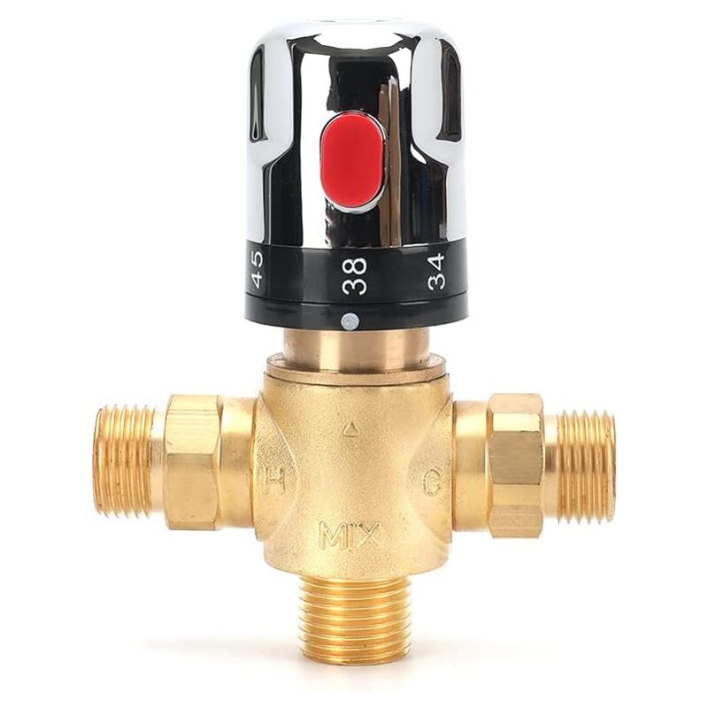 Robinet Mélangeur Thermostatique - Mitigeur de Douche avec Connecteur g de 1/2'