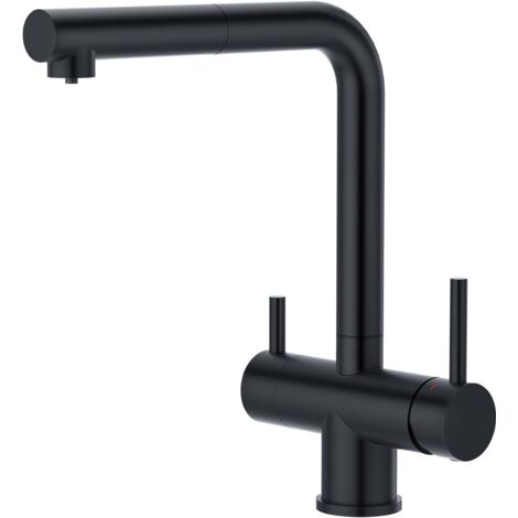 Robinet mitigeur 3 voies avec douchette extractible