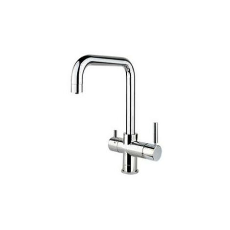 Robinet mitigeur 3 voies Gugliemi coudé satiné