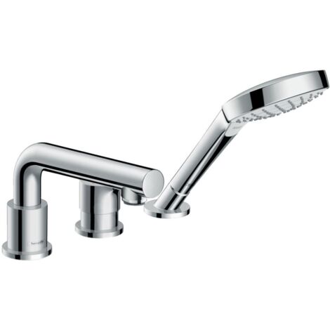 Robinet mitigeur bain douche 3 trous HANSGROHE Talis S chromé