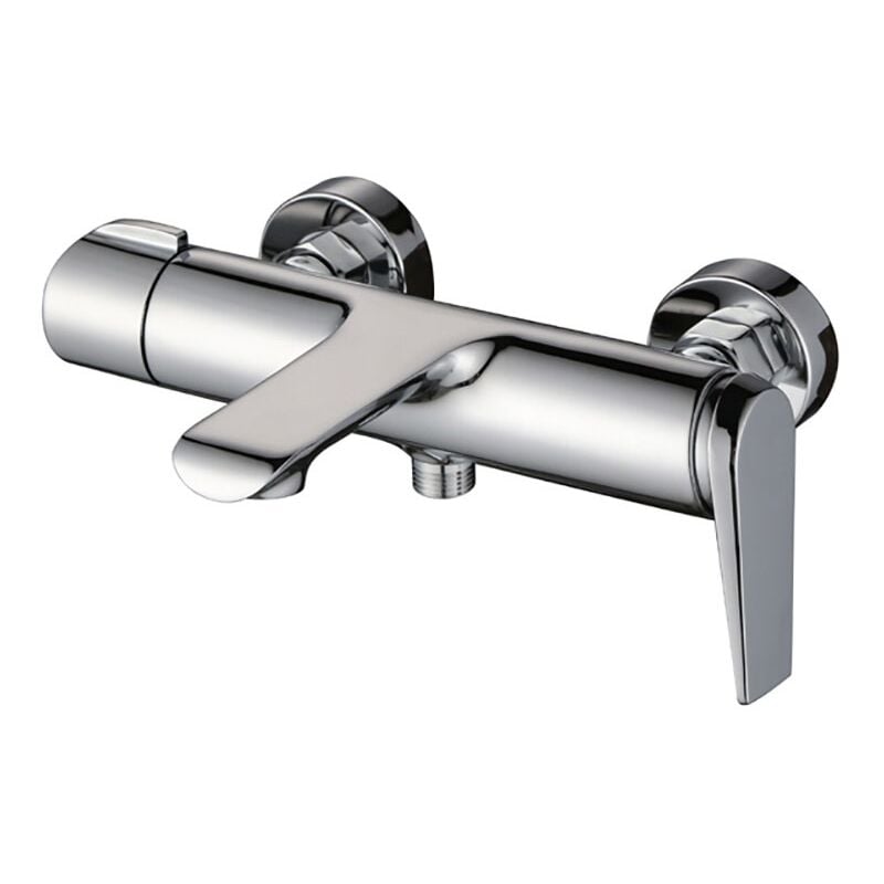 Robinet mitigeur bain-douche Chromé - Ptolémée