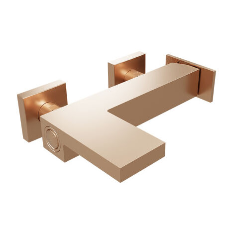 Robinet mitigeur Bain Douche Tabula Or Rose Brossé PVD - CRISTINA ONDYNA TA10734P