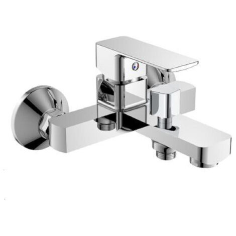 Robinet Mitigeur Chromé Pour Groupe De Bain Avec Prise De Douche Shape87116