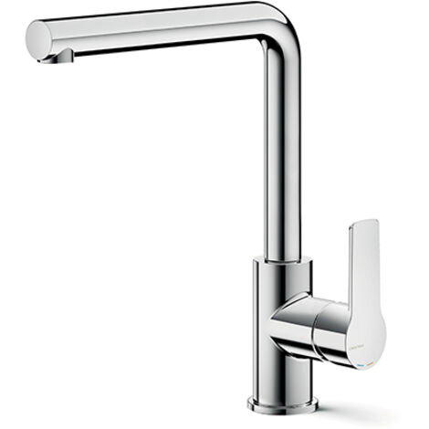 Robinet mitigeur cuisine PRIME Chromé, hauteur sous bec 260 mm - Cristina Ondyna