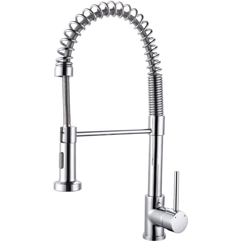 Eurosanit - Mitigeur d'évier haut bec flexible baya Chromé