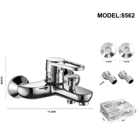 ROBINET MITIGEUR DE BAIGNOIRE ARGENT CHROME 8562
