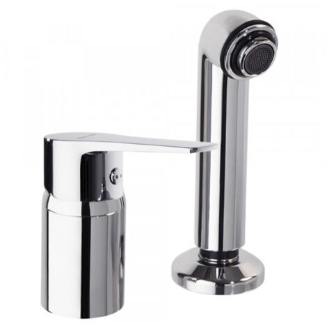 Robinet mitigeur de coiffure avec kit de douche TITANIUM, chromé