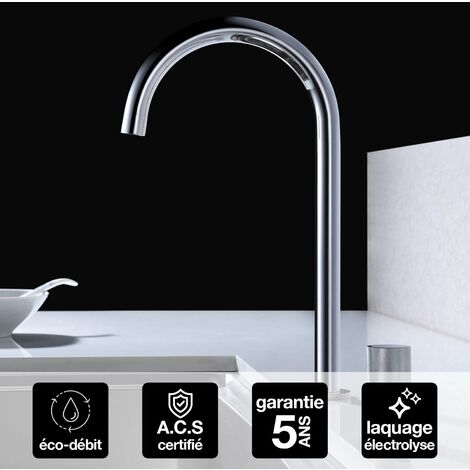 Robinet Mitigeur de Cuisine anti-calcaire Chrome IMEX MANACOR GCM001
