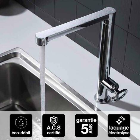 Robinet Mitigeur de Cuisine anti-calcaire Chrome IMEX OLIMPO GCC033