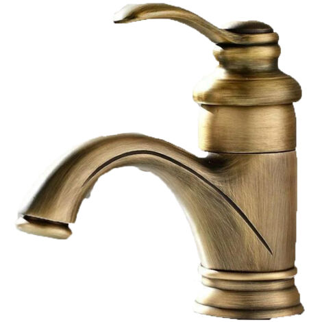 Robinet mitigeur de lavabo rétro antique avec fonction eau chaude/eau froide