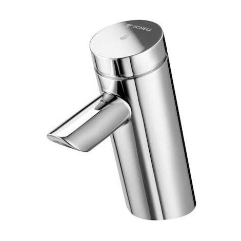 Robinet mitigeur de lavabo Schell Puris SC HD-K 021100699 chromé, à fermeture automatique