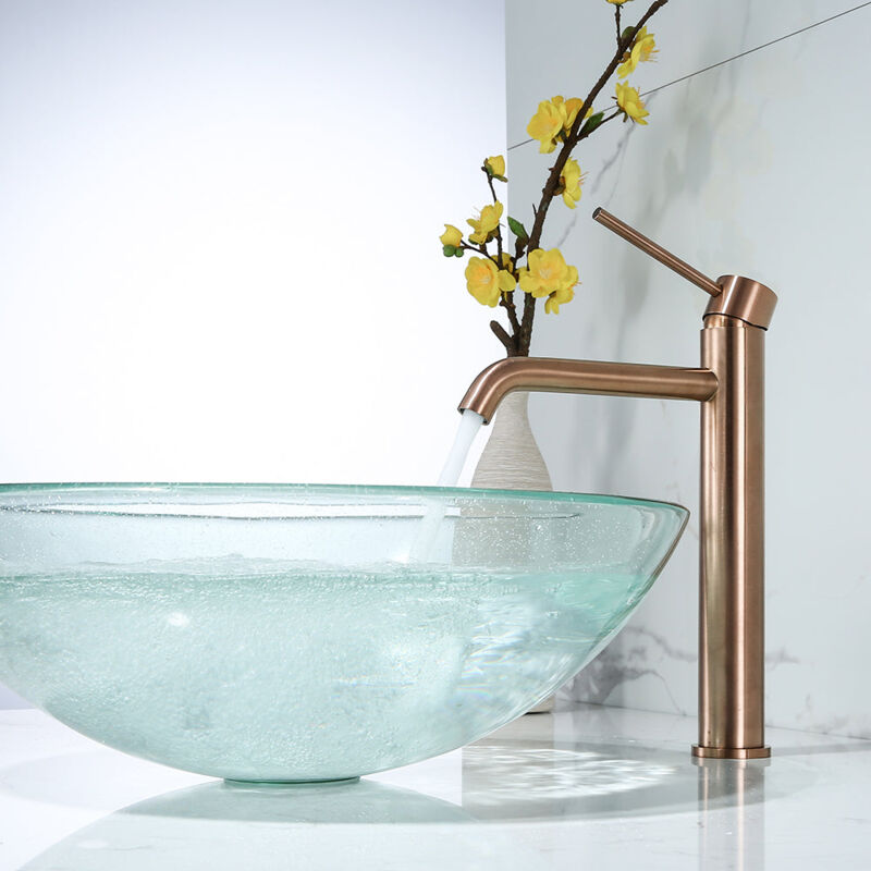 Bellegno - Robinet mitigeur de lavabo thermostatique graziosa cuivre brossé