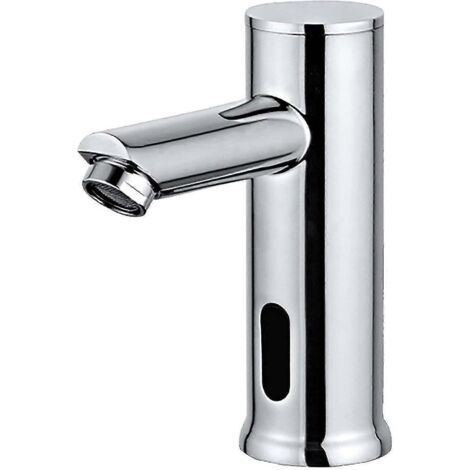 Robinet mitigeur électronique pour lavabo, robinet automatique avec capteur d'eau, modèle unique pour eau froide