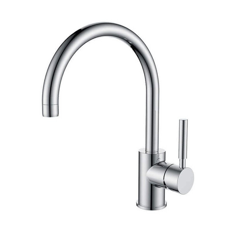 Rue Du Bain - Robinet Mitigeur Lavabo Col de Cygne - Chromé - Basic