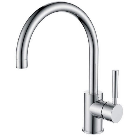 Robinet Mitigeur Lavabo Col de Cygne - Chromé - Basic