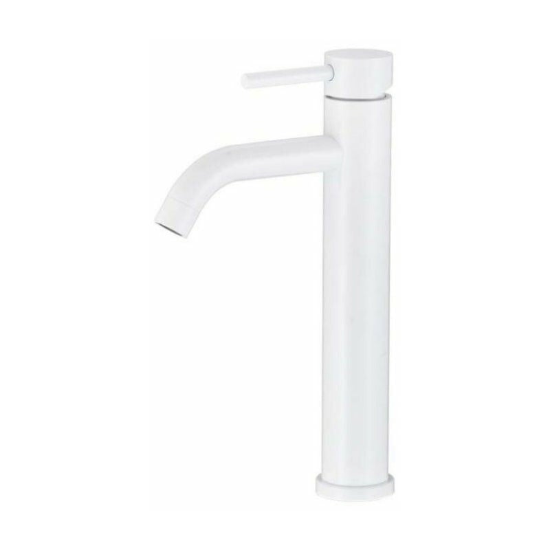 Mirlo - Robinet mitigeur lavabo réhaussé sligo blanc