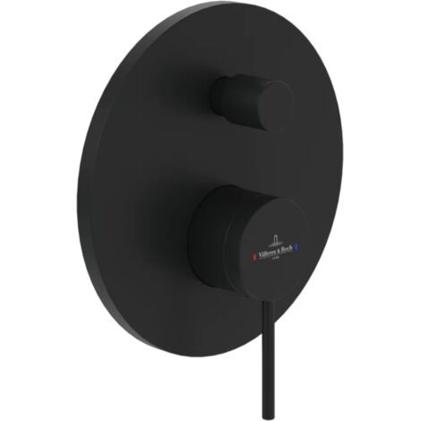Robinet mitigeur monocommande encastré VB Loop&Friends 170 x 170 x 41 mm Noir mat