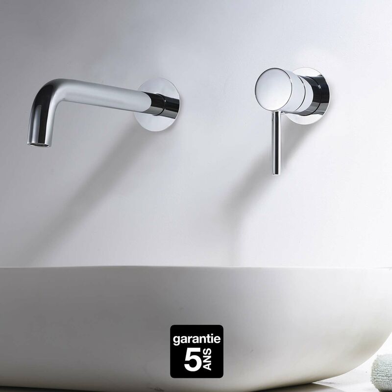 Imex Products - Robinet Mitigeur de Lavabo anti-calcaire Encastré Chrome imex etna GLT023