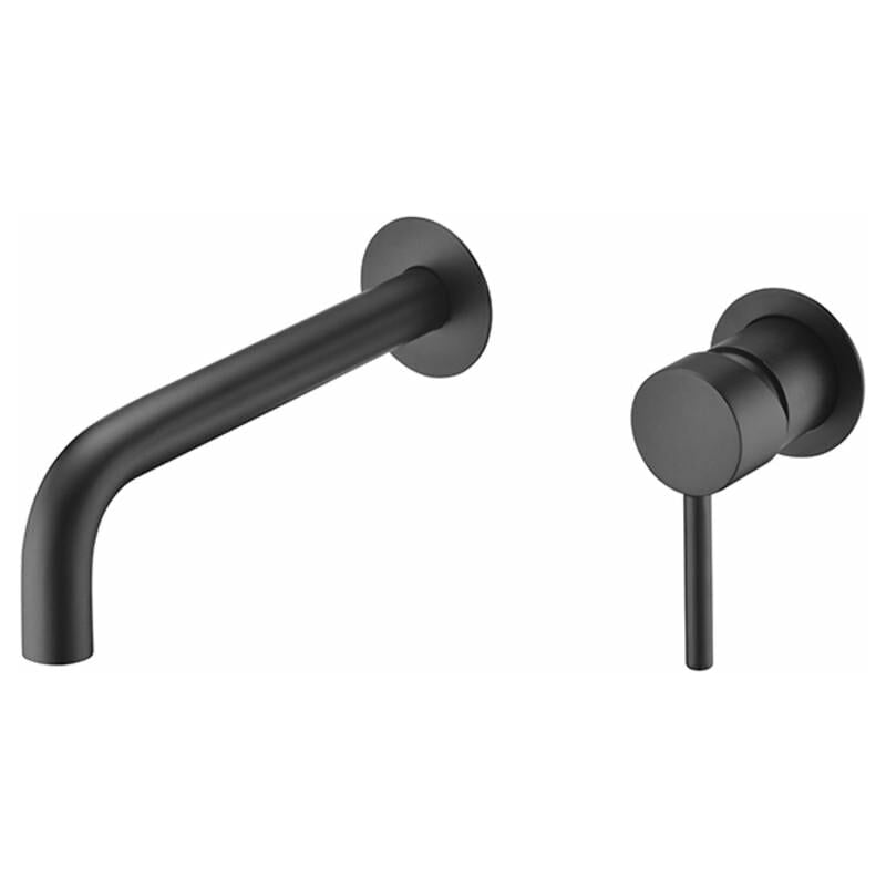 Robinet mitigeur mural encastré etna noir mat