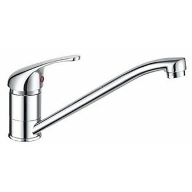 Robinet mitigeur de cuisine en laiton chromé