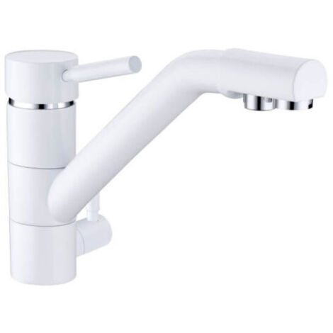 Robinet mitigeur Samoa Waterconcept - 3 voies - Blanc