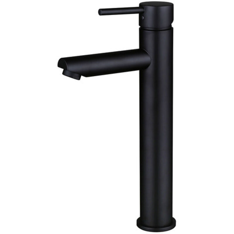 KROOS&REG; Robinet mitigeur sur&eacute;lev&eacute; noir salle de bain