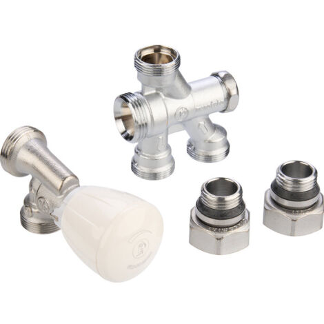 Robinet monotube - R436TG - GIACOMINI - 4 voies - 1/2' x 16