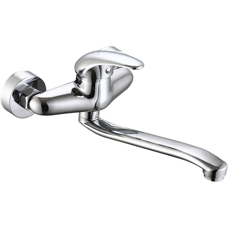 Robinet mural bas de 15 cm modèle Lirio