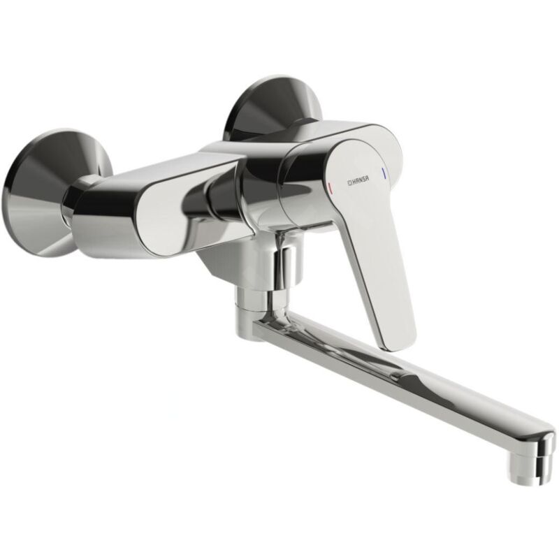 Hansa Polo - Mitigeur mural d'évier, chrome 51622193